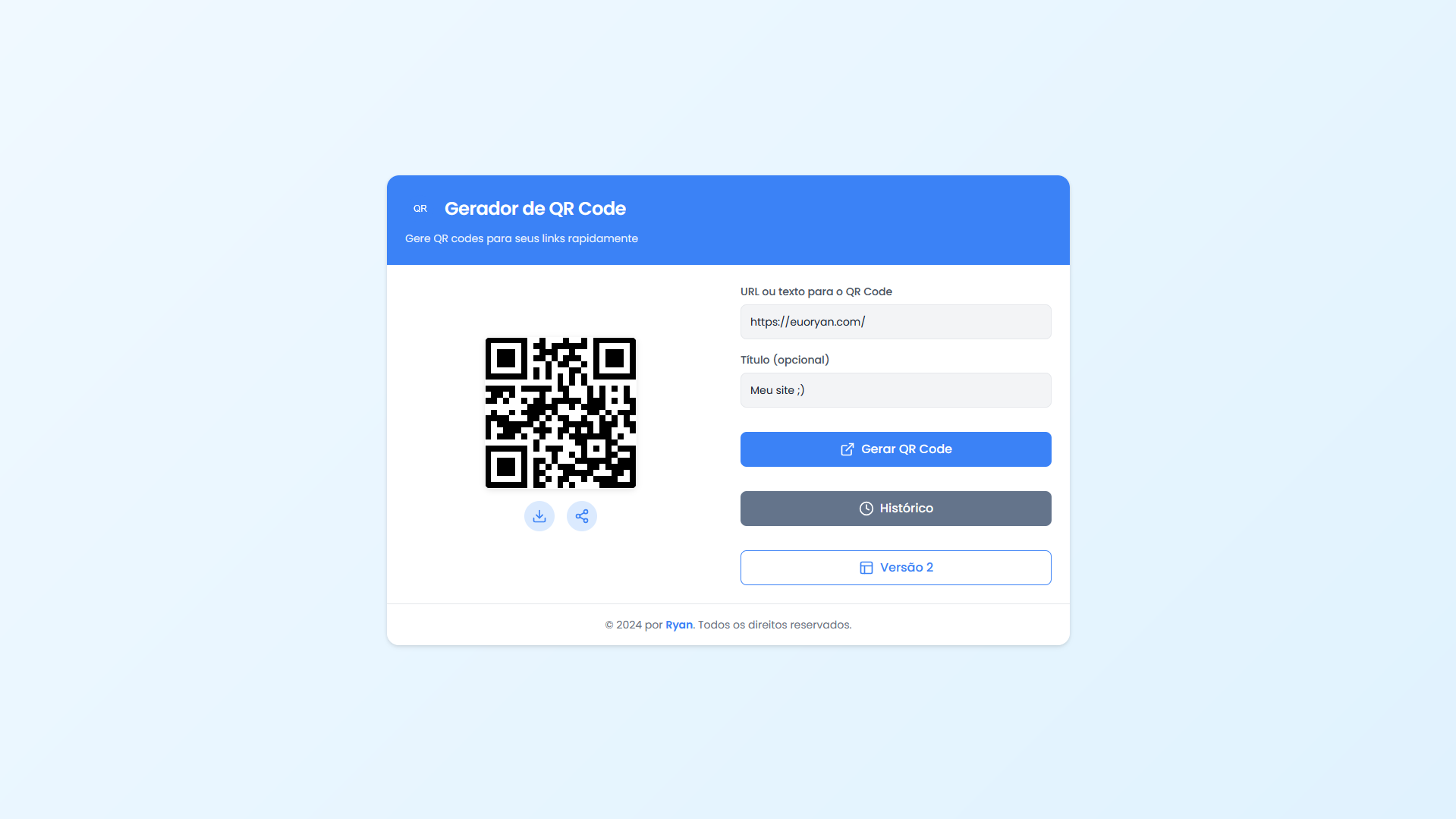 Gerador de QR Code